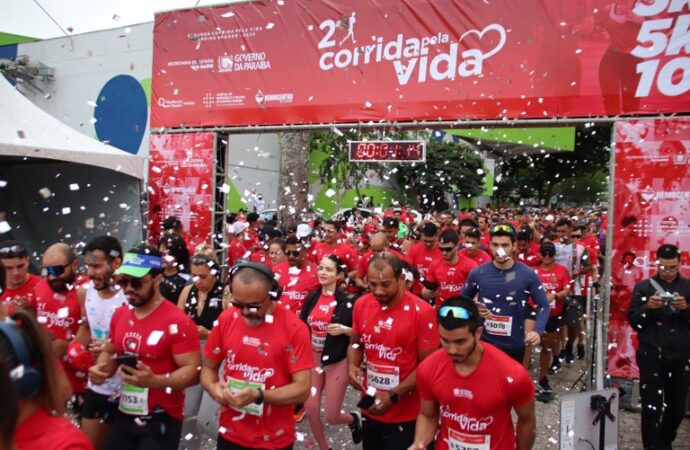 Segunda edição da Corrida pela Vida atrai mais de mil inscritos para as ruas de Campina Grande neste domingo