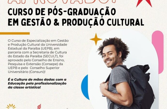UEPB terá pós-graduação em Gestão e Produção Cultural