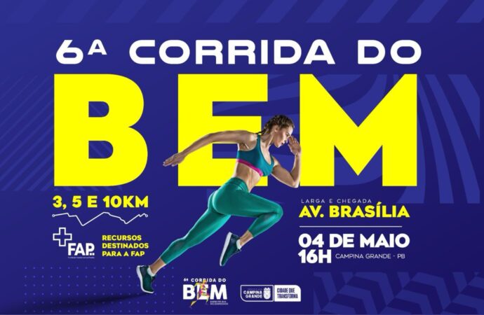 Sexta edição da Corrida do Bem ocorre no mês de Maio