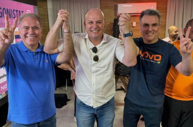 Partido Novo oficializa Sérgio Queiroz como pré-candidato a vice de Marcelo Queiroga