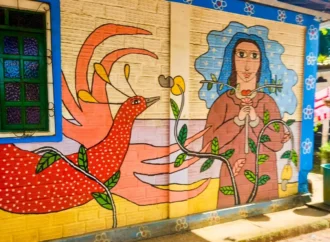 Arte e natureza compõe cenário com harmonia perfeita em Areia