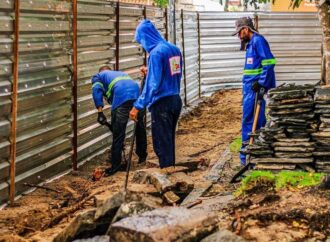 Praça do bairro Jardim Paulistano em Campina Grande está em obra de revitalização