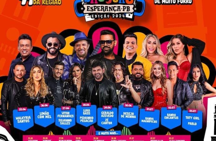 Divulgada programação oficial do São João de Esperança