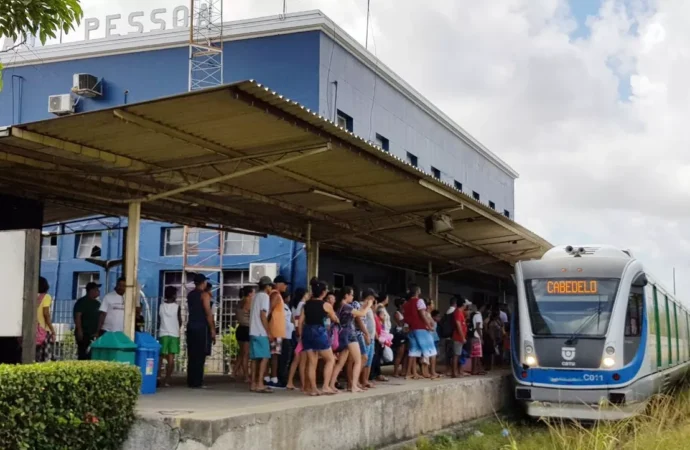 Confira os horários de operação dos trens urbanos de João Pessoa durante o feriado de Corpus Christi