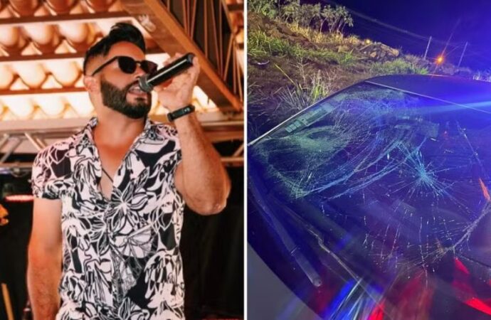 Cantor sertanejo é atropelado enquanto socorria vítima de outro acidente