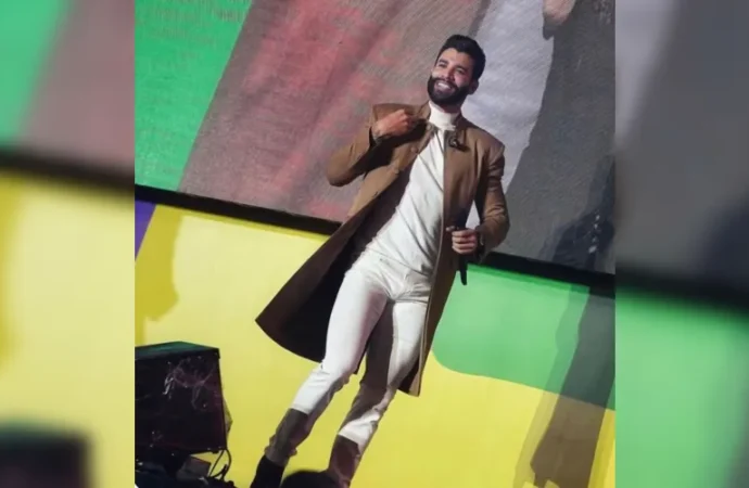 Gusttavo Lima surpreende fã com carro zero quilômetro durante show no Parque do Povo