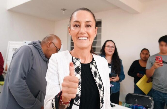 Claudia Sheinbaum é eleita primeira mulher presidente do México