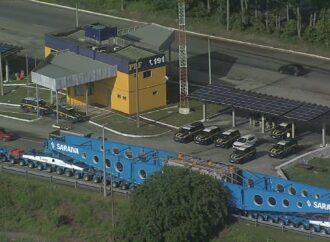 Carreta do transformador faz pausa e deve chegar em Campina Grande na segunda