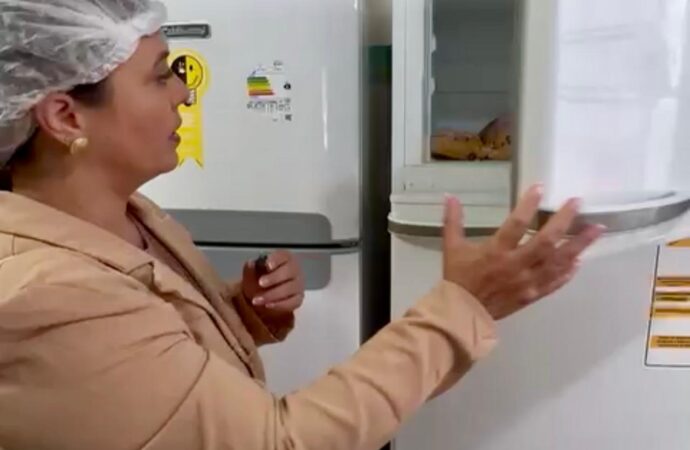 Waléria Assunção fiscaliza creche municipal e encontra alimentos vencidos e de má qualidade servidos às crianças