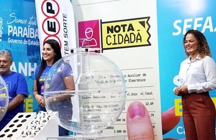 Paraibanos concorrem a R$ 100 mil em prêmios no Nota Cidadã de setembro