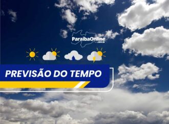Previsão do tempo para as várias regiões da Paraíba nesta terça 11/08