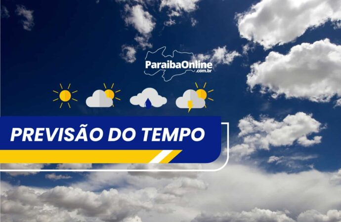 Previsão do tempo para as várias regiões da Paraíba nesta terça 11/08