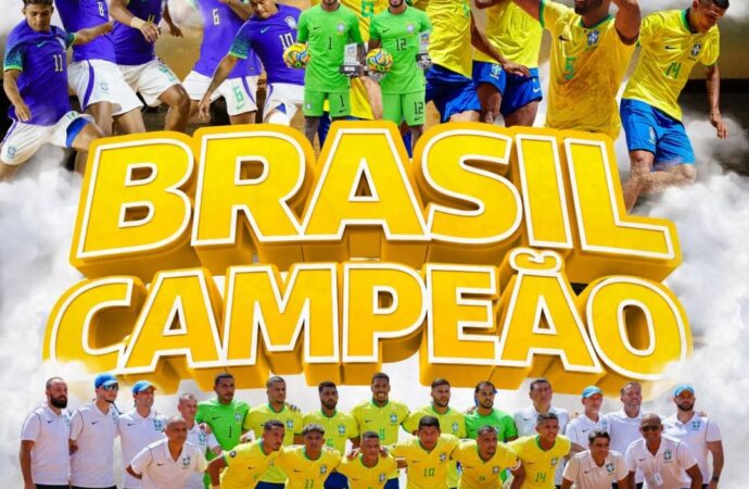 Seleção Brasileira de Beach Soccer é campeã da Copa das Nações