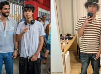 Filho mais velho de Wagner Moura posta clique raro em rede social; veja