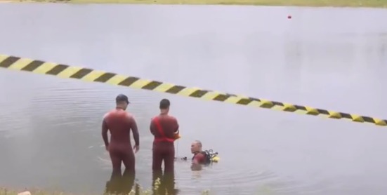 Bombeiros buscam por homem que sumiu após entrar em açude em Esperança
