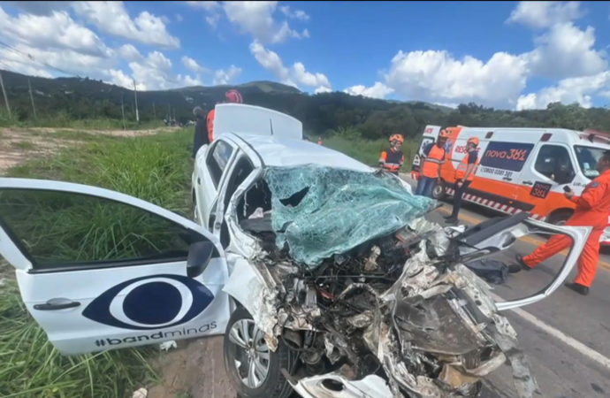 Cinegrafista morre e repórter fica ferida após acidente com carro de reportagem da Band