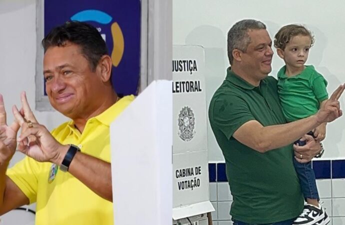 Edvaldo e Wallber votam e demonstram confiança