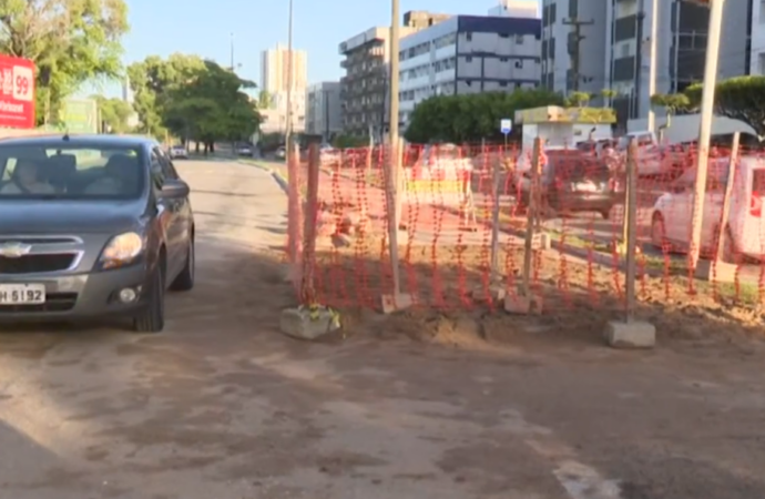 Trecho da Avenida Beira Rio, em João Pessoa, é interditado parcialmente; veja mudança no trânsito
