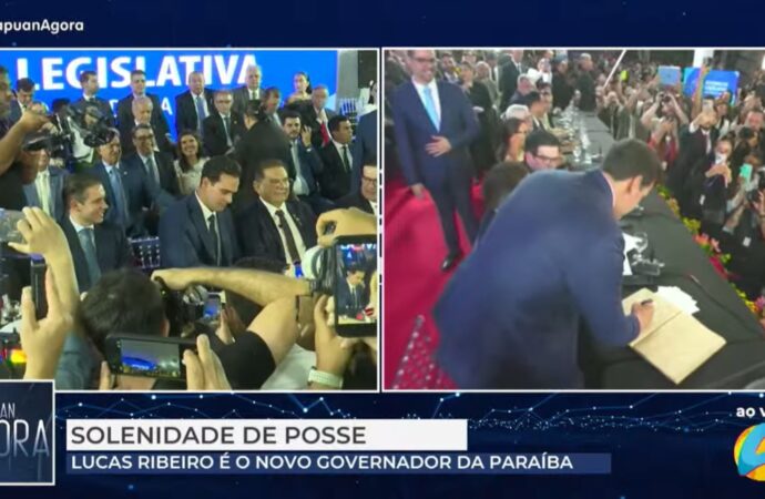 Lucas Ribeiro toma posse como governador da Paraíba; confira
