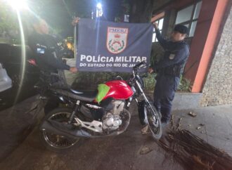 Polícia do Rio recupera moto roubada em João Pessoa após um mês do crime
