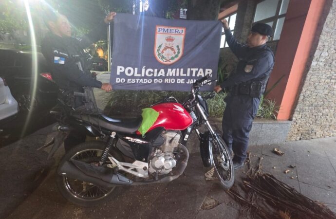 Polícia do Rio recupera moto roubada em João Pessoa após um mês do crime