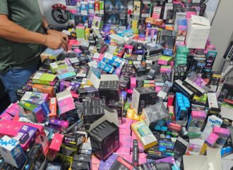 Quase dois mil ‘vapes’ são apreendidos, em Campina Grande