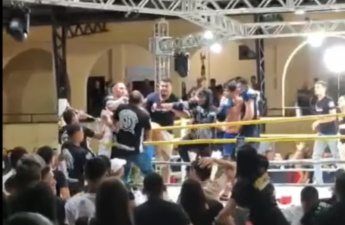 Evento de luta marcial em Areia é suspenso após confusão generalizada