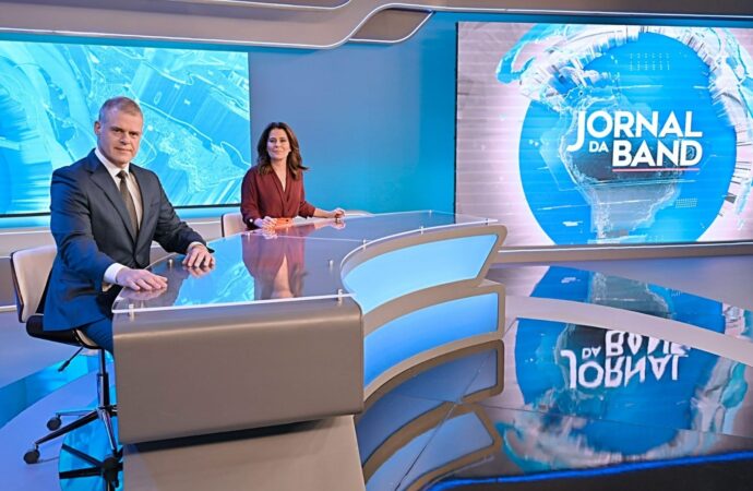 Jornal da Band completa 10 semanas seguidas à frente do SBT na audiência