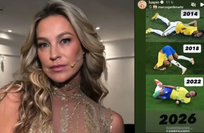 Luana Piovani zoa nova lesão de Neymar às vésperas de Copa do Mundo