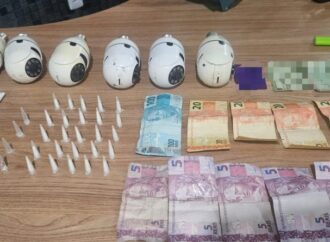 ROTAM prende suspeito de tráfico com cocaína e apreende câmeras de monitoramento no Sertão da Paraíba