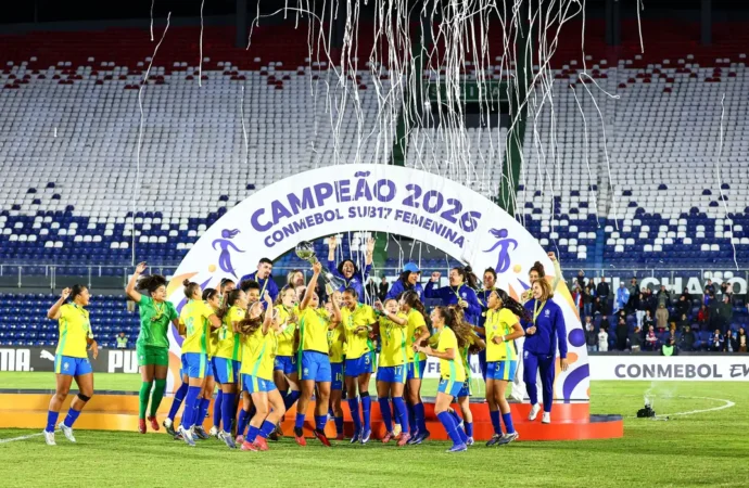 Brasil derrota Argentina e é campeão Sul-Americano Sub-17 feminino