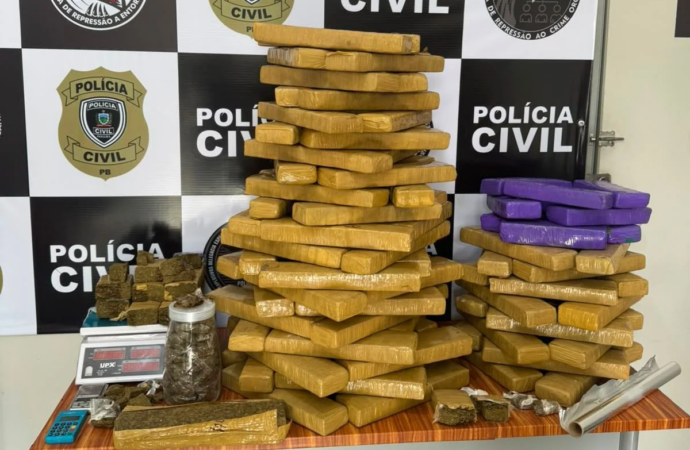 Operação apreende quase 100kg de droga que seria vendida no São João de Campina Grande