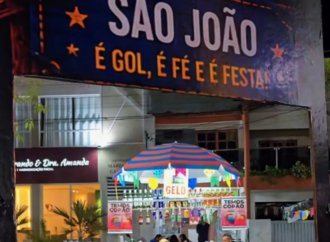 Homem é preso por agredir e fraturar braço de policial em festa de São João, no Sertão