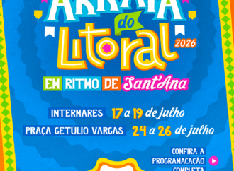 Arraiá do Litoral em Ritmo de Sant’Ana 2026 promete noites de forró em Cabedelo