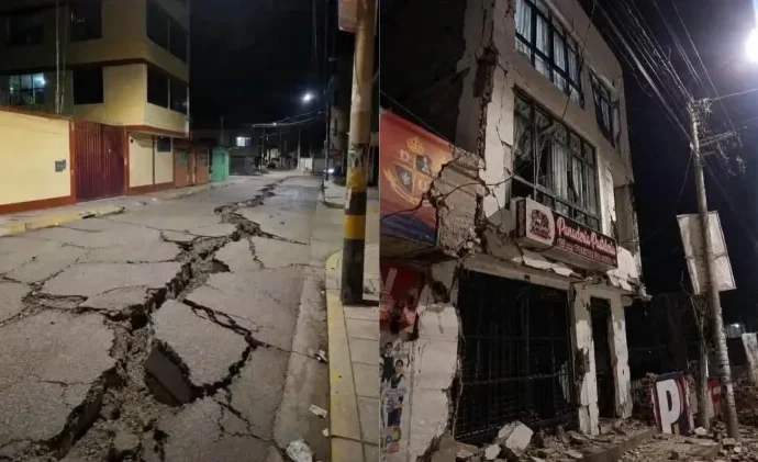 Terremoto deixa cinco mortos e 21 feridos nos Andes peruanos