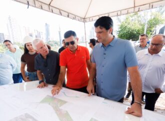 Leo Bezerra vistoria obras do Complexo Viário que vai interligar Beira-Rio ao Altiplano