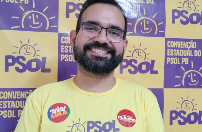 PSOL nacional barra candidatura de Olímpio Rocha ao Governo da Paraíba