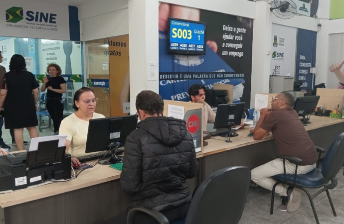 Campina Grande começa a semana com mais de 900 vagas de emprego; confira