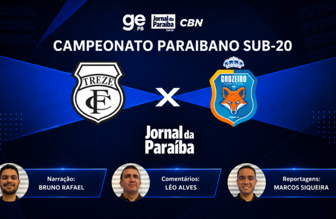 Veja como foi o jogo que deu o título do Campeonato Paraibano Sub-20 ao Treze