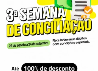 Prefeitura de Monteiro prorroga 3ª Semana de Conciliação com anistia de multas e remissão de juros até 24 de setembro