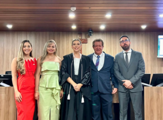 Procurador Jurídico de Monteiro, Dr Sérgio Bezerra participa da posse da monteirense Giovanna Mayer como Desembargadora do TRE PB