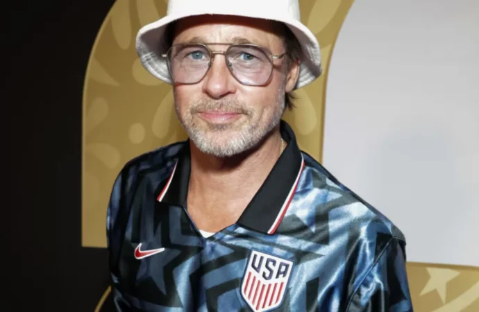 Brad Pitt ironiza Neymar: ‘Vou ensiná-lo a não exagerar na simulação’