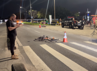 Ciclista morre após ser atropelado na faixa de pedestres, em João Pessoa
