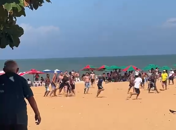 Confusão em orla da praia em João Pessoa amplia tensão antes de Botafogo-PB x Santa Cruz