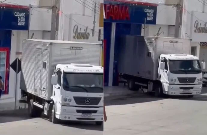 Caminhão desgovernado atinge mulher e criança na Paraíba