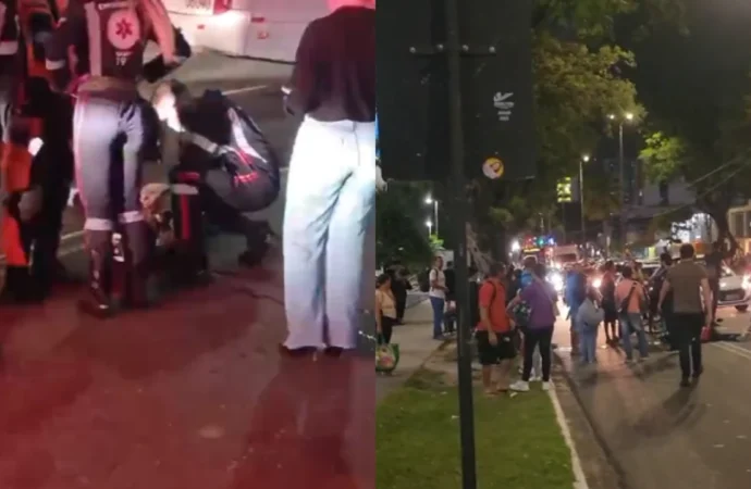 Homem morre após colisão entre bicicleta motorizada e ônibus em João Pessoa