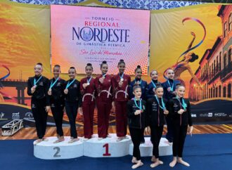 Equipe paraibana de ginástica rítmica conquista vice-campeonato no Regional Nordeste