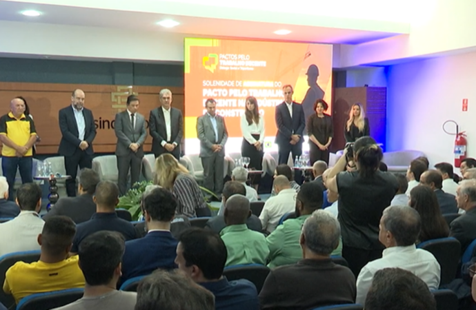 Ministro do Trabalho e Emprego e Sinduscon-JP assinam cooperação para o setor da construção civil